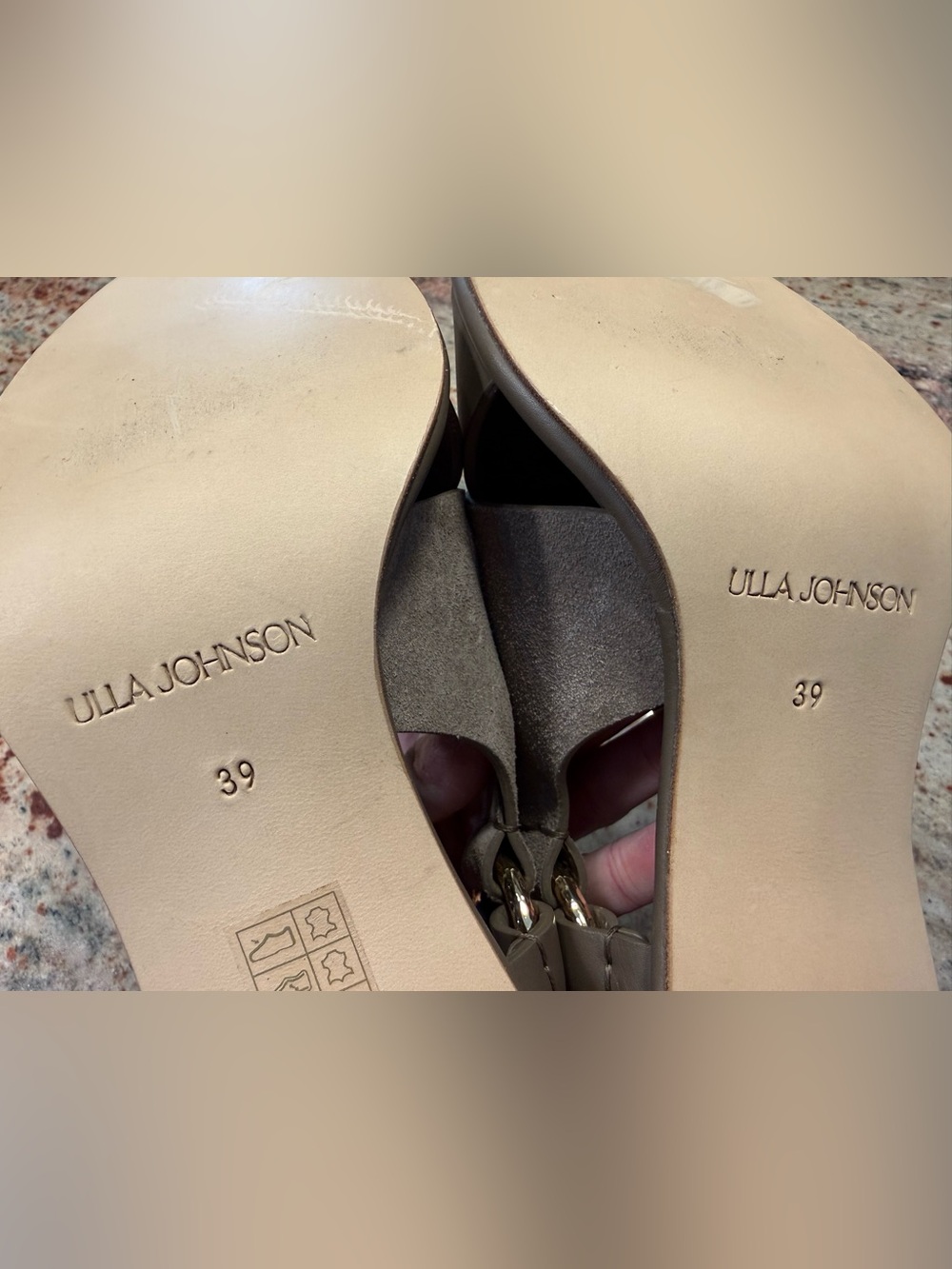 Ulla Johnson Filippa High Heel Sandal Women’s Size 39/US 8-8.5 Beige NEW READ - Picture 12 of 13